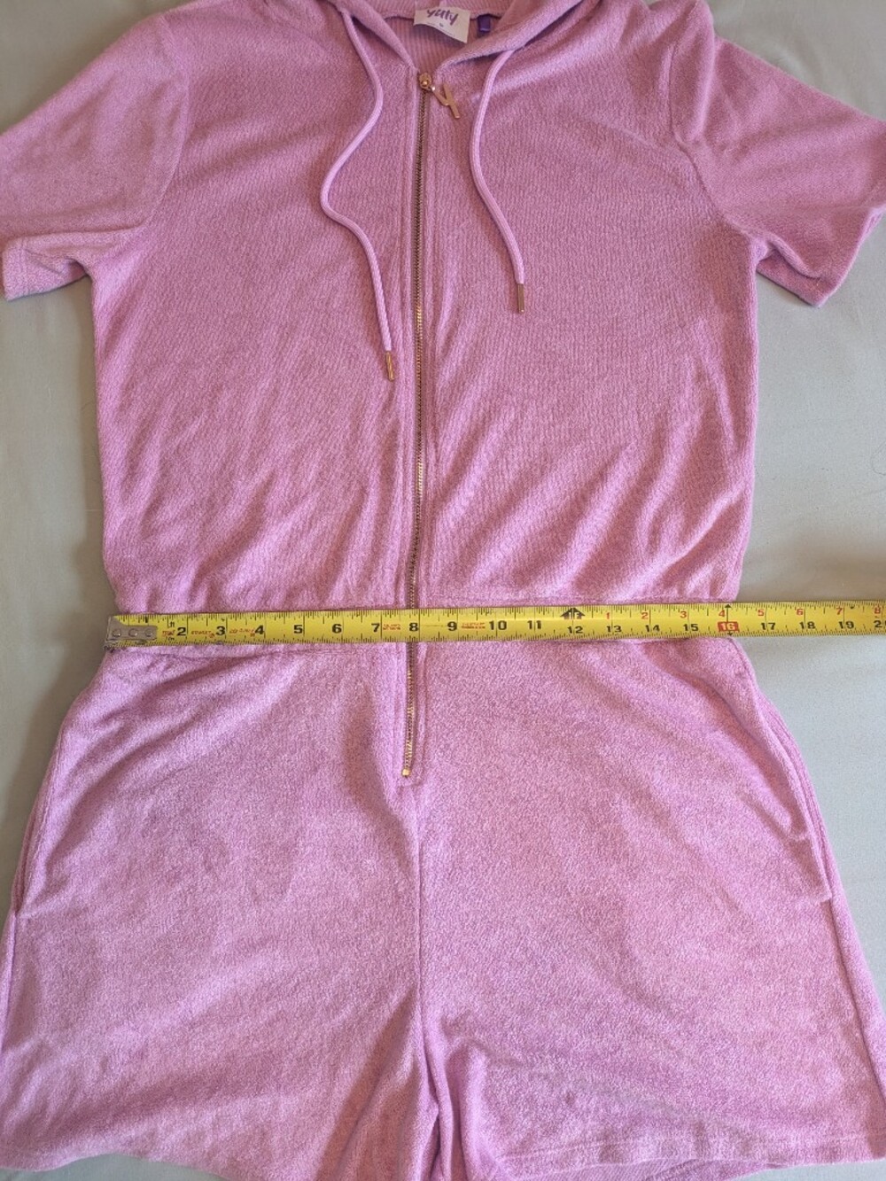 Women’s Pink Zip-Up Hoodie Jacket - Picture 7 of 13
